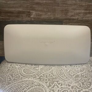 Longaberger Cream Plastic Lid Rectangular Tray Basket 13x6"‎ 40149